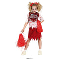 Zombie Cheerleader Campus No Brains Meisje Kostuum