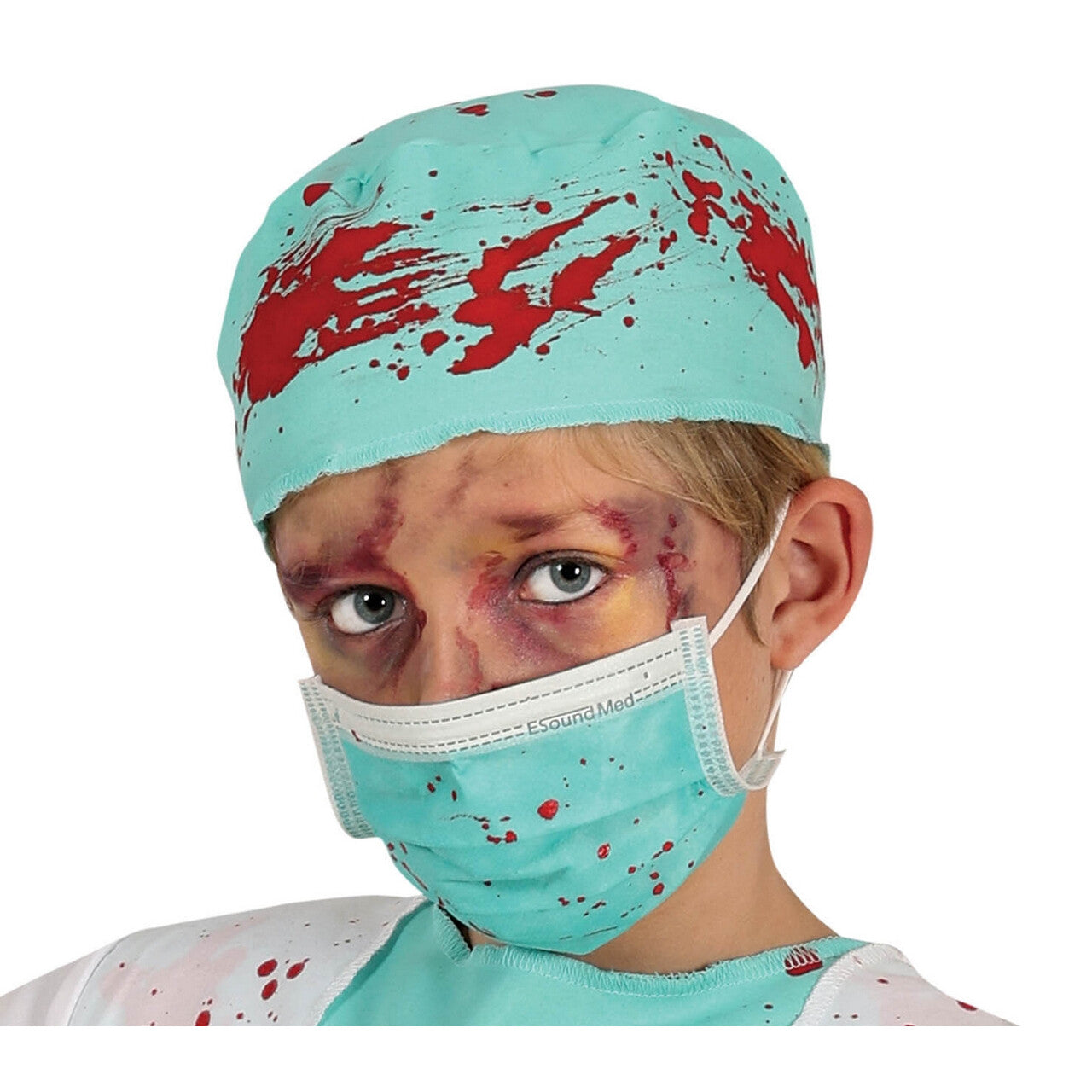 Op deze afbeelding zie je een Kostuums, van het merk Guirca. Dol Op Bloed Zombie Chirurg Kind Kostuum