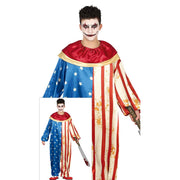 Op deze afbeelding zie je een Kostuums, van het merk Guirca. Unhappy USA Clown Kostuum