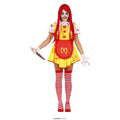 Fast Mckiller Clown Vrouw Kostuum