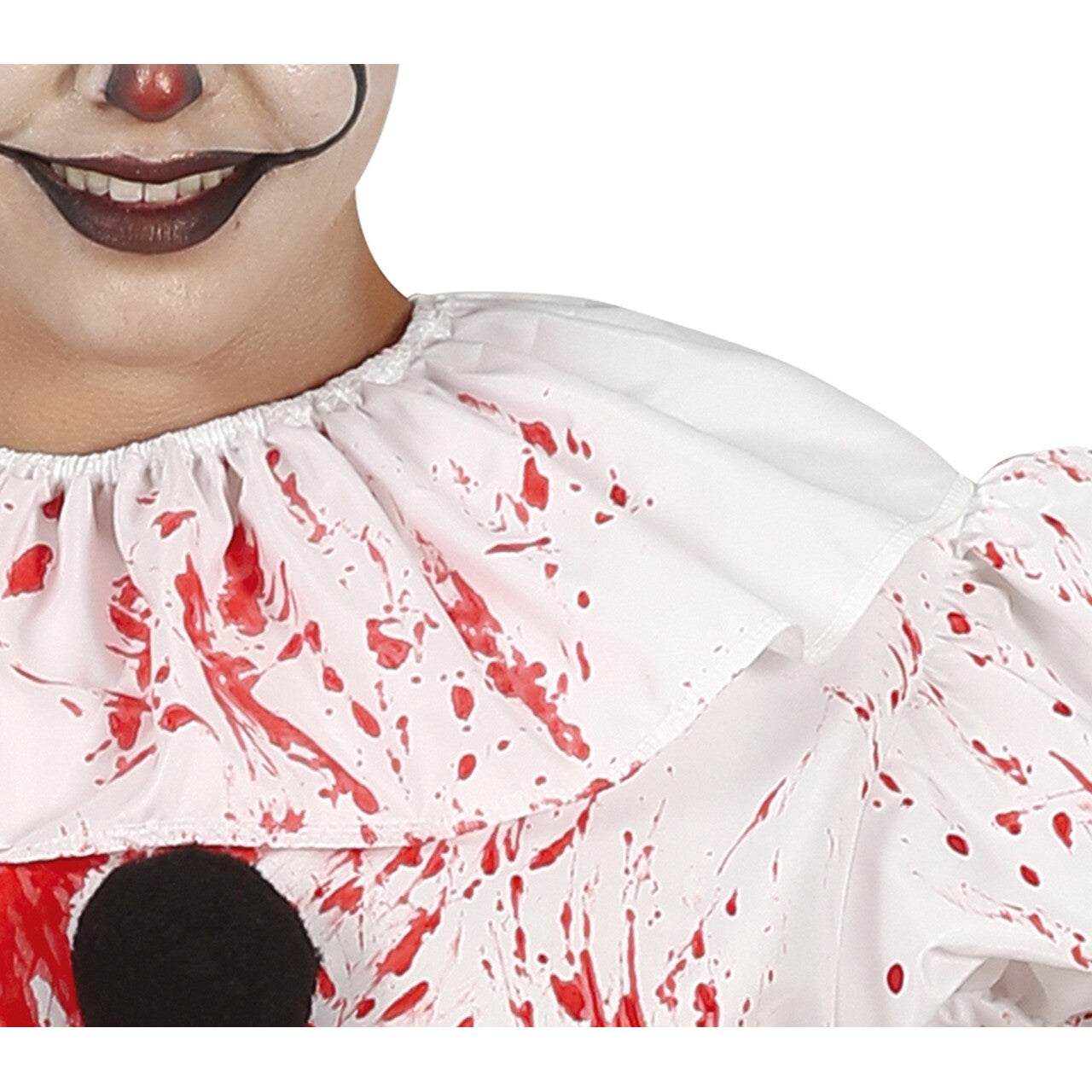 Op deze afbeelding zie je een Kostuums, van het merk Guirca. Bloody Bloed Horror Killer Clown Vrouw Kostuum