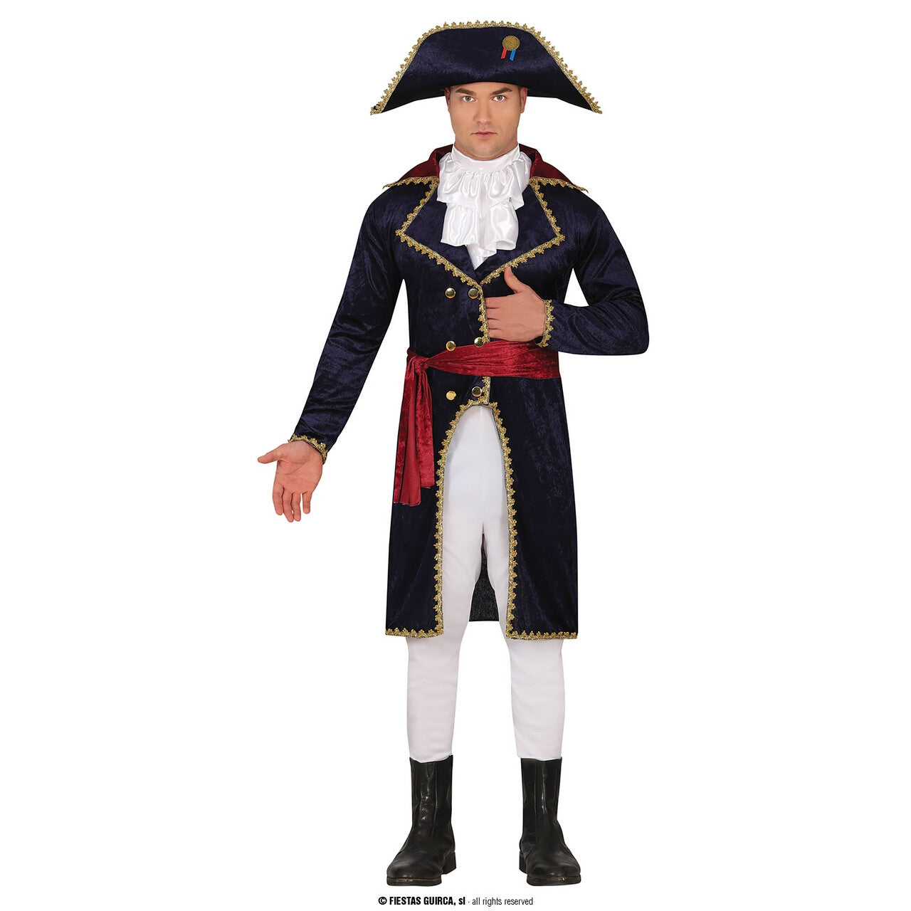 Op deze afbeelding zie je een Kostuums, van het merk Guirca. Grote Franse Overheerser Leon Man Kostuum