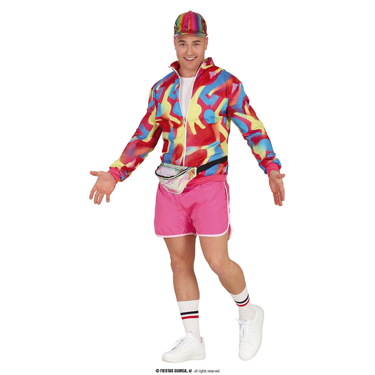 Op deze afbeelding zie je een Kostuums, van het merk Guirca. Miami Ken Roller Skate Beach Man Kostuum