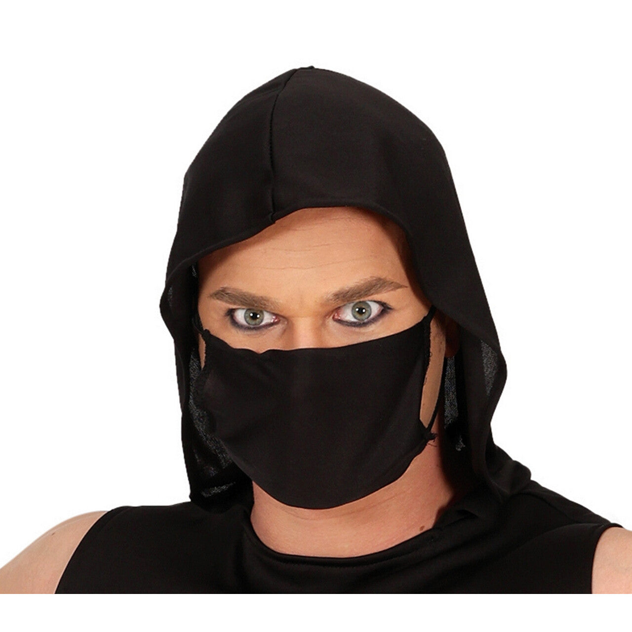 Op deze afbeelding zie je een Kostuums, van het merk Guirca. Kung Fu Fighter Bruce Man Kostuum