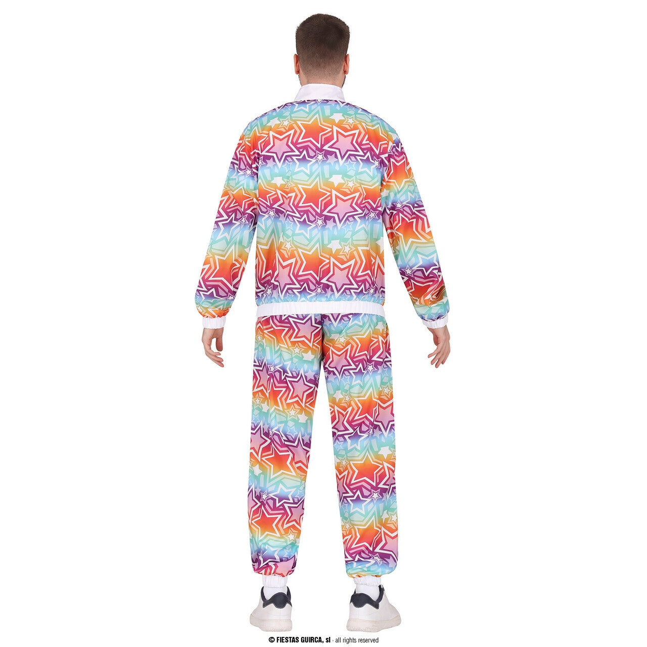Op deze afbeelding zie je een Kostuums, van het merk Guirca. Starstruck Freddy Tracksuit Man Kostuum