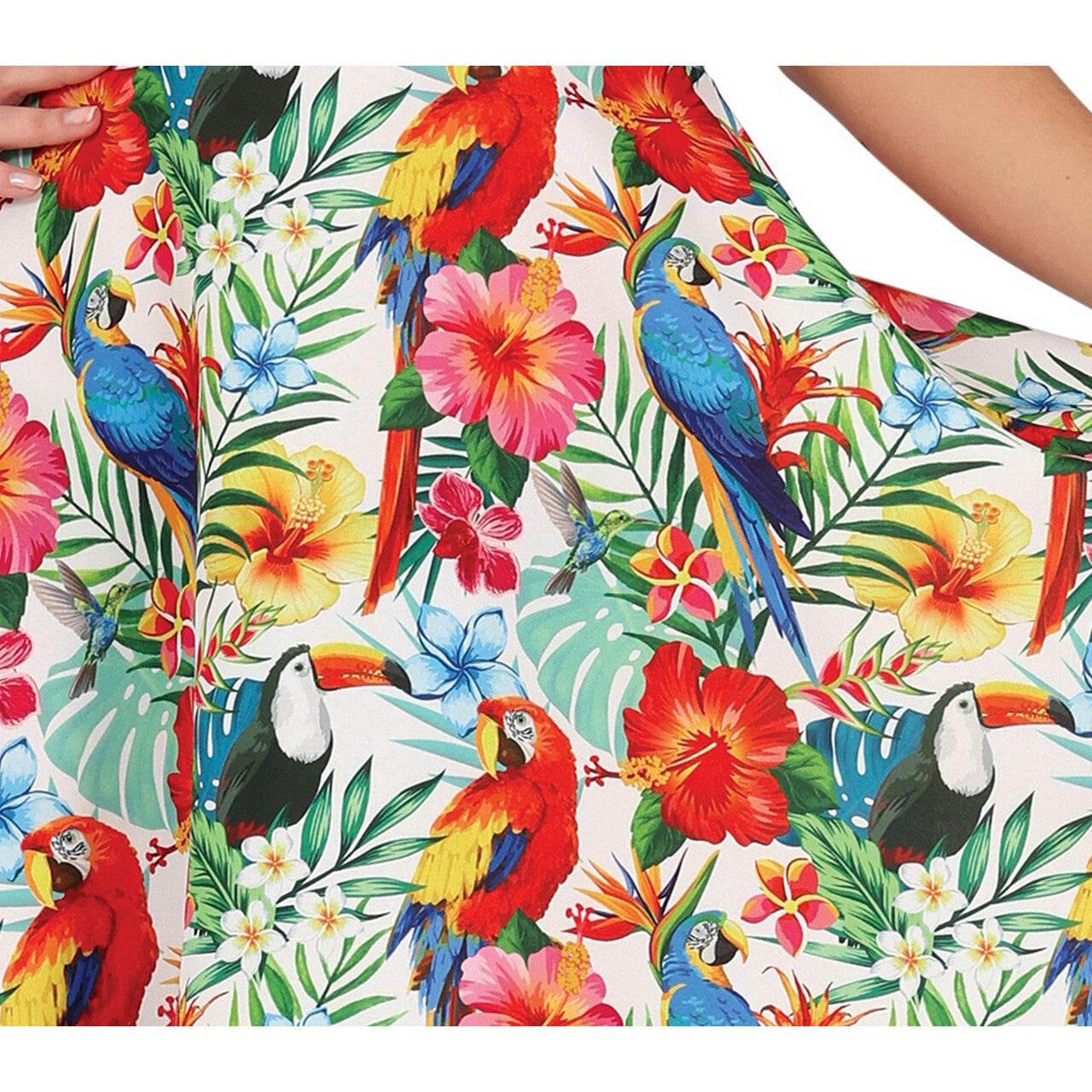 Op deze afbeelding zie je een Kostuums, van het merk Guirca. Blij Op Hawaii Party Jurk Vrouw