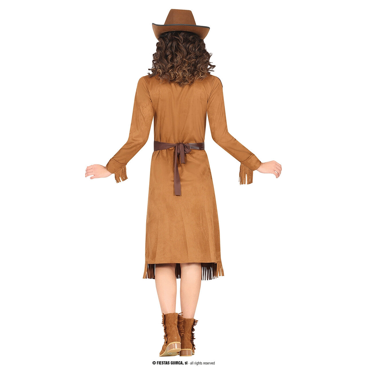 Op deze afbeelding zie je een Kostuums, van het merk Guirca. Classy Western Country Lady Vrouw Kostuum