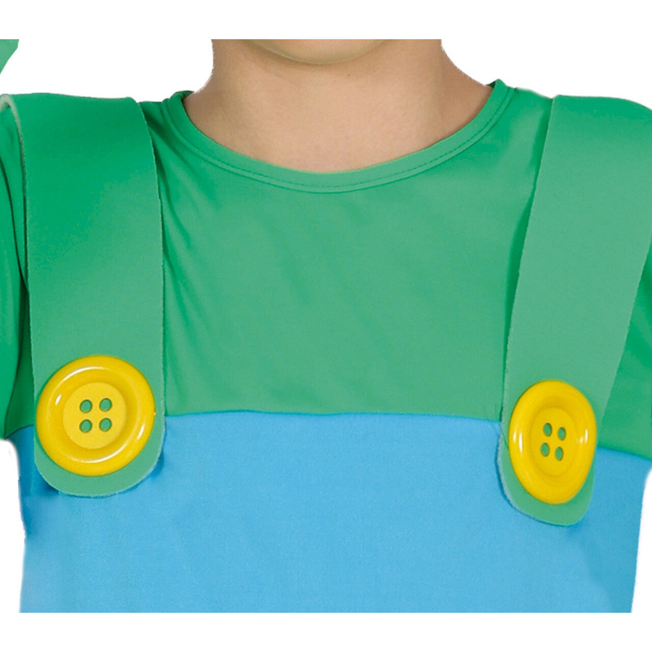 Op deze afbeelding zie je een Kostuums, van het merk Guirca. Pizza Bakkende Loodgieter Kind Kostuum