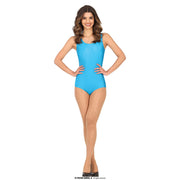Op deze afbeelding zie je een Kostuums, van het merk Guirca. Bodysuit Ballet En Gym Turquoise Vrouw Kostuum