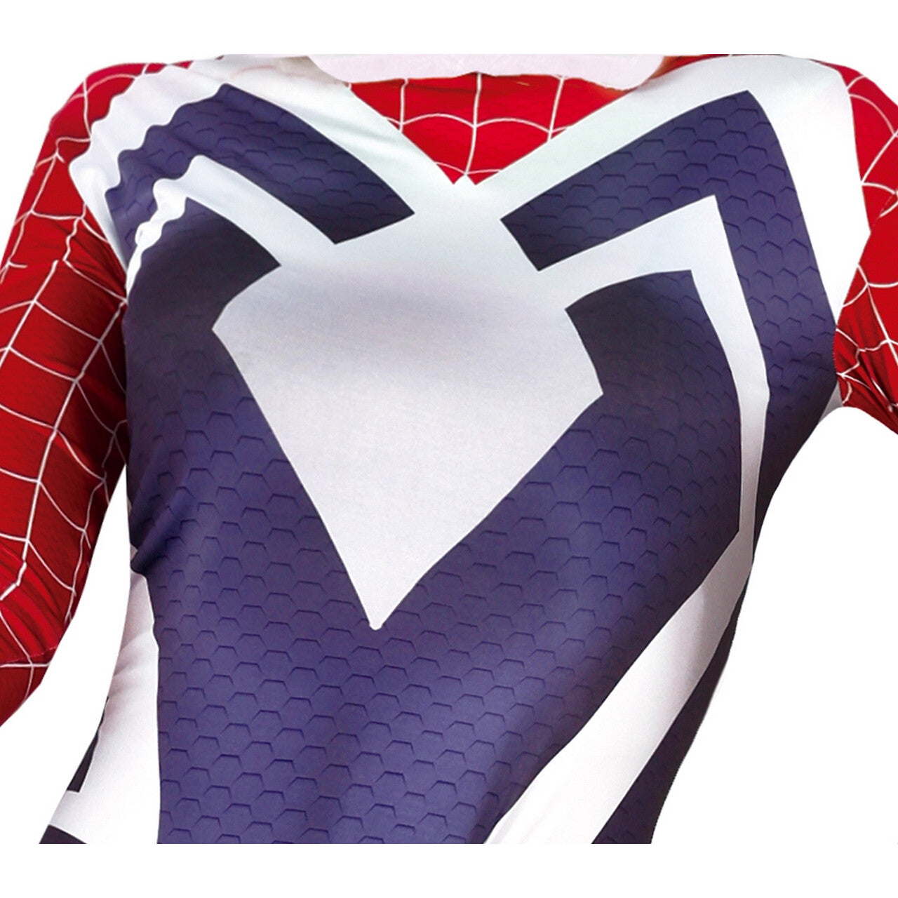 Op deze afbeelding zie je een Kostuums, van het merk Guirca. Mysterieuze Spiderlady Superheldin Vrouw Kostuum