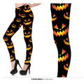 Hongerige Pompoen Monsters Legging Vrouw