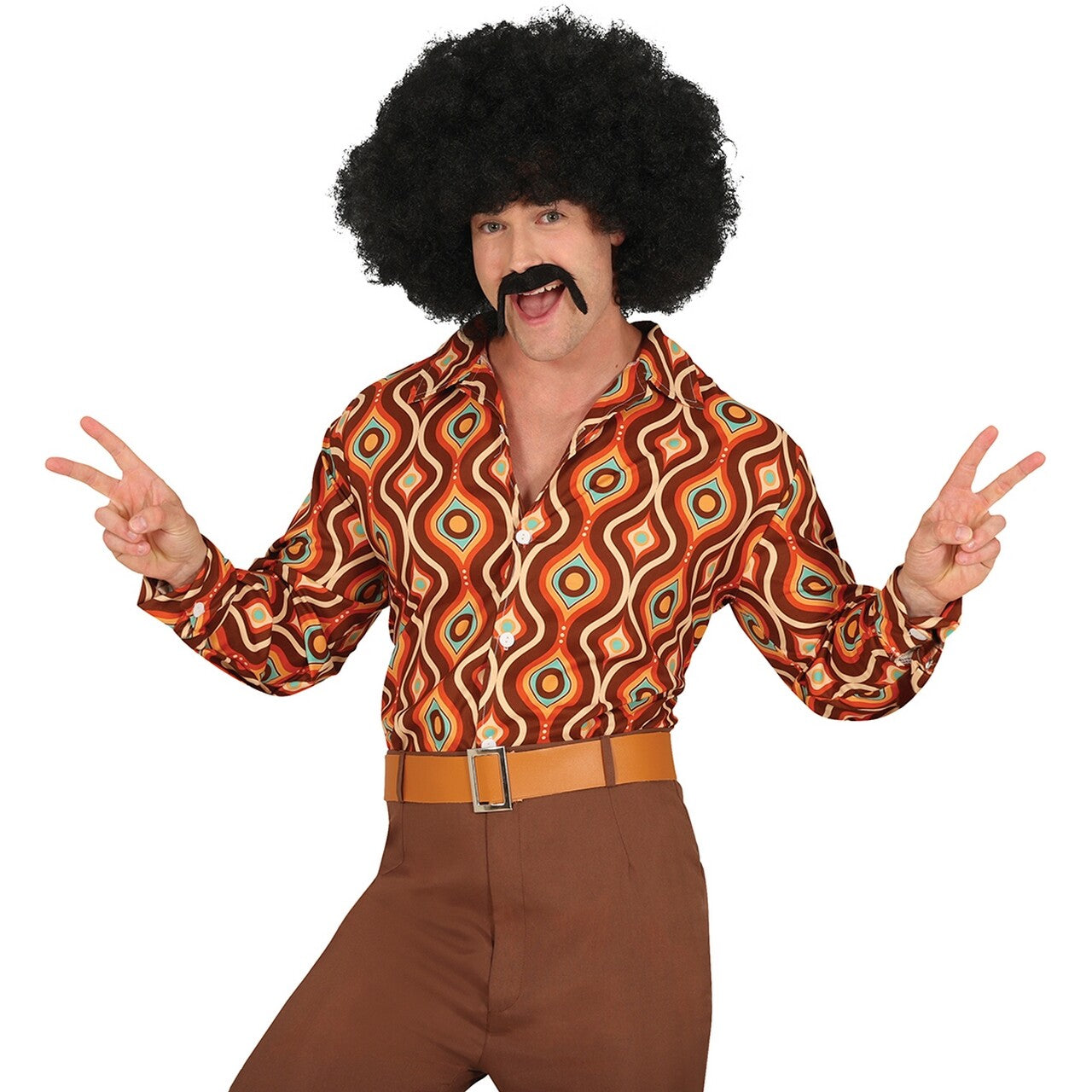 Op deze afbeelding zie je een Kostuums, van het merk Guirca. That 70s Show Epic Eric Blouse Man