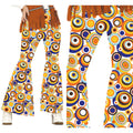 70s Curly Rondjes Broek Vrouw