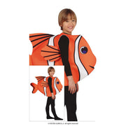 Op deze afbeelding zie je een Kostuums, van het merk Guirca. Oranje Oceaan Vis Op Het Droge Kind Kostuum