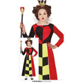 Koningin Van De Hartjes Meisje Kostuum