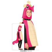 Op deze afbeelding zie je een Kostuums, van het merk Guirca. Zeepaardje Pinkhorse Kind Kostuum