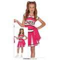 Pink Cheer Team Cheerleader Meisje Kostuum