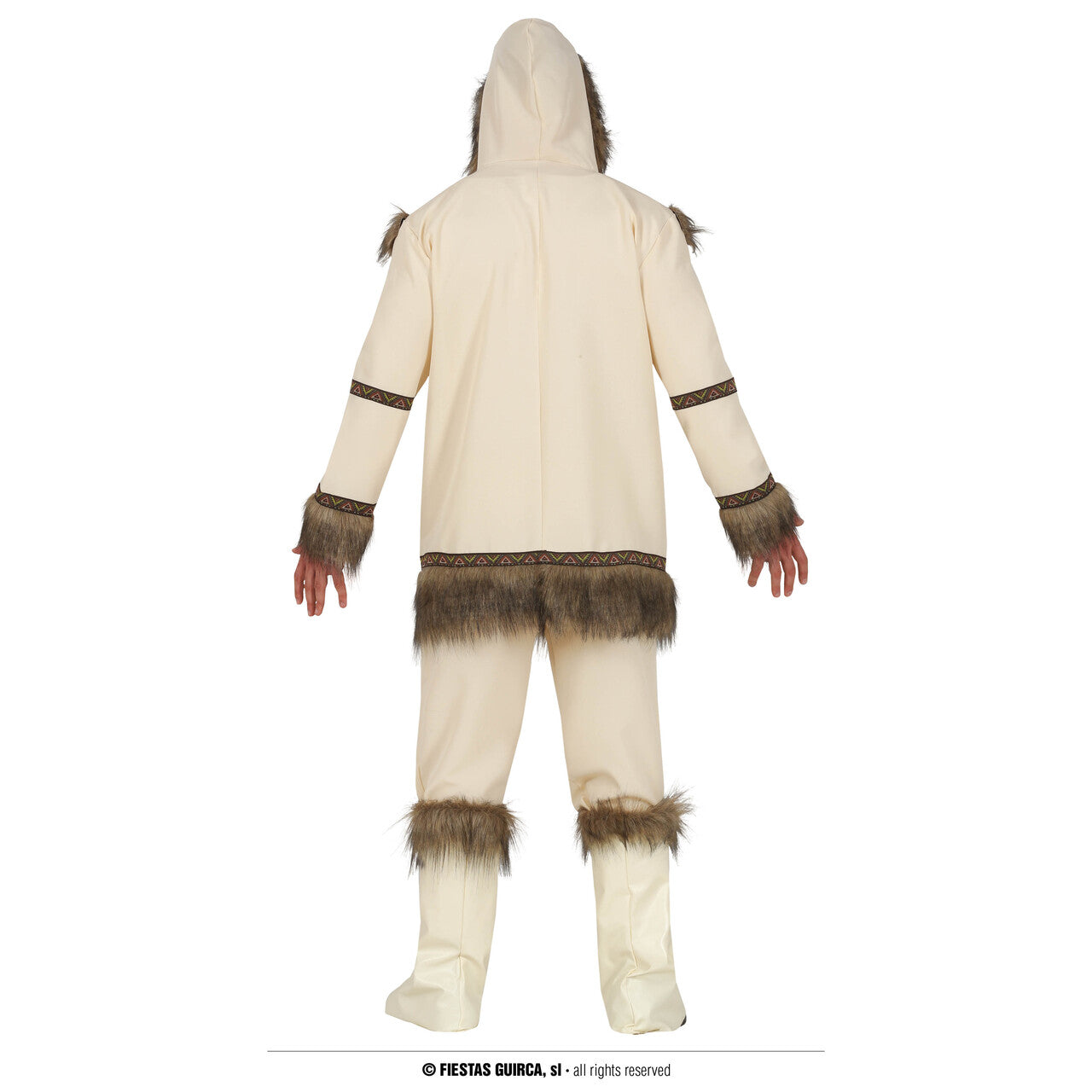 Op deze afbeelding zie je een Kostuums, van het merk Guirca. Inuit Hanta De Sterke Jager Man Kostuum