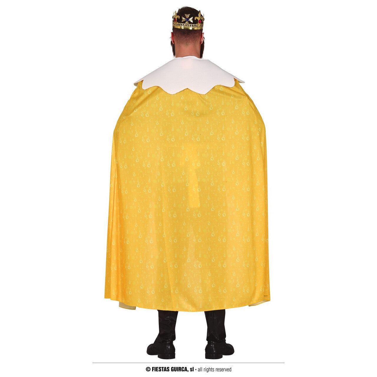 Op deze afbeelding zie je een Kostuums, van het merk Guirca. Bier Koning Gele Rakker Man Kostuum