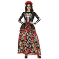 Mexicaanse Catrina Dag Van De Doden Vrouw Kostuum