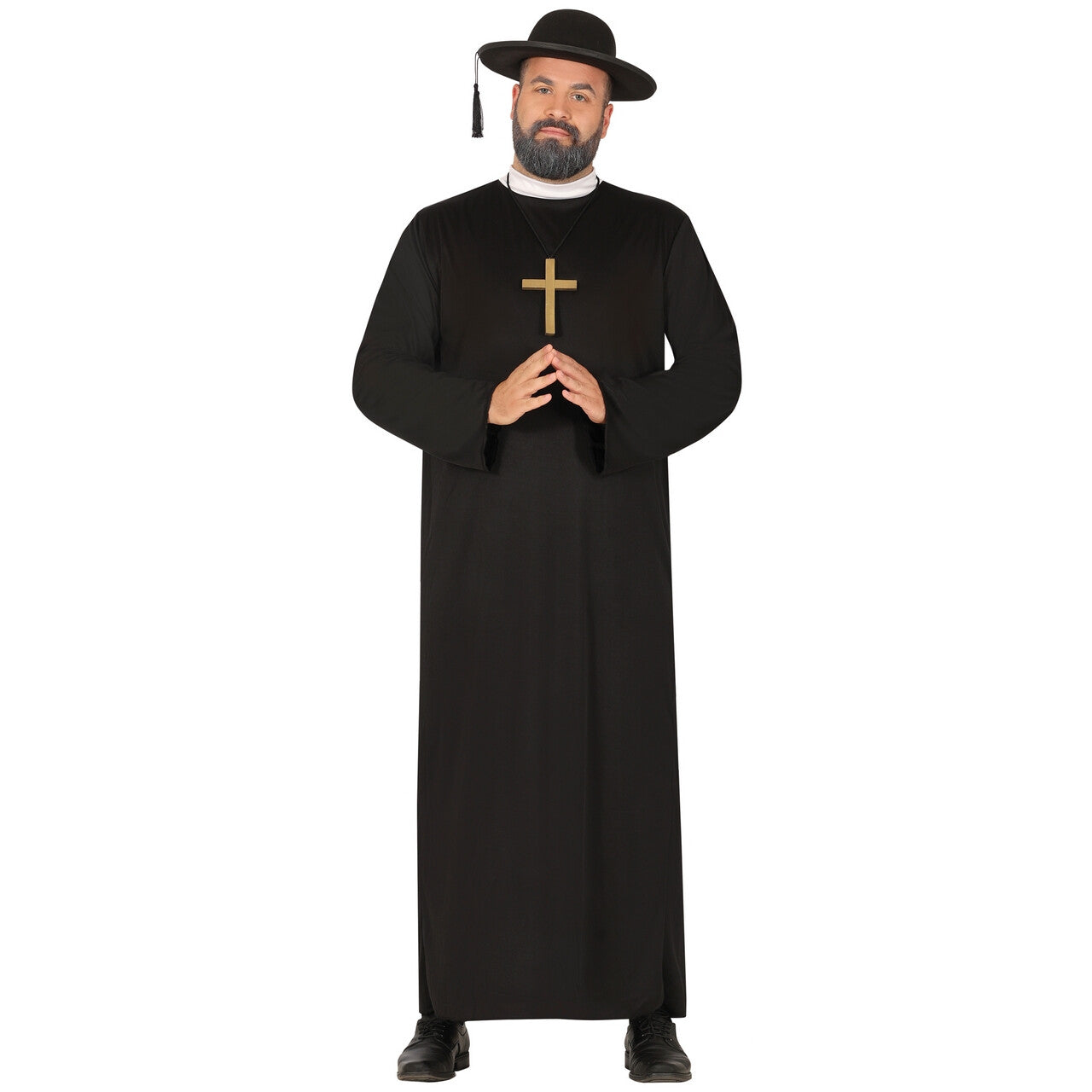 Op deze afbeelding zie je een Kostuums, van het merk Guirca. Priester Preker Van De Waarheid Man Kostuum
