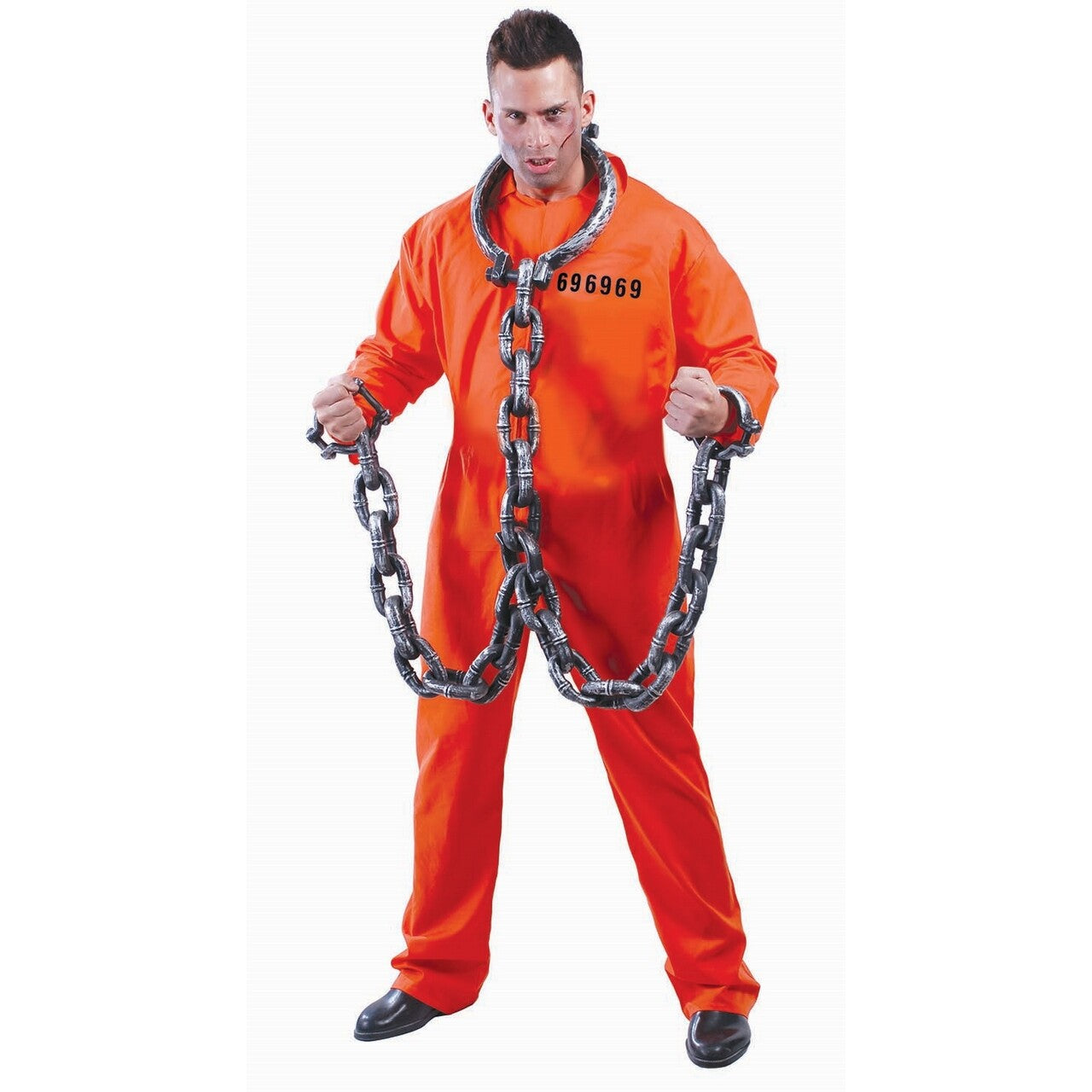 Op deze afbeelding zie je een Kostuums, van het merk Guirca. Gevangene County Jail Man Kostuum