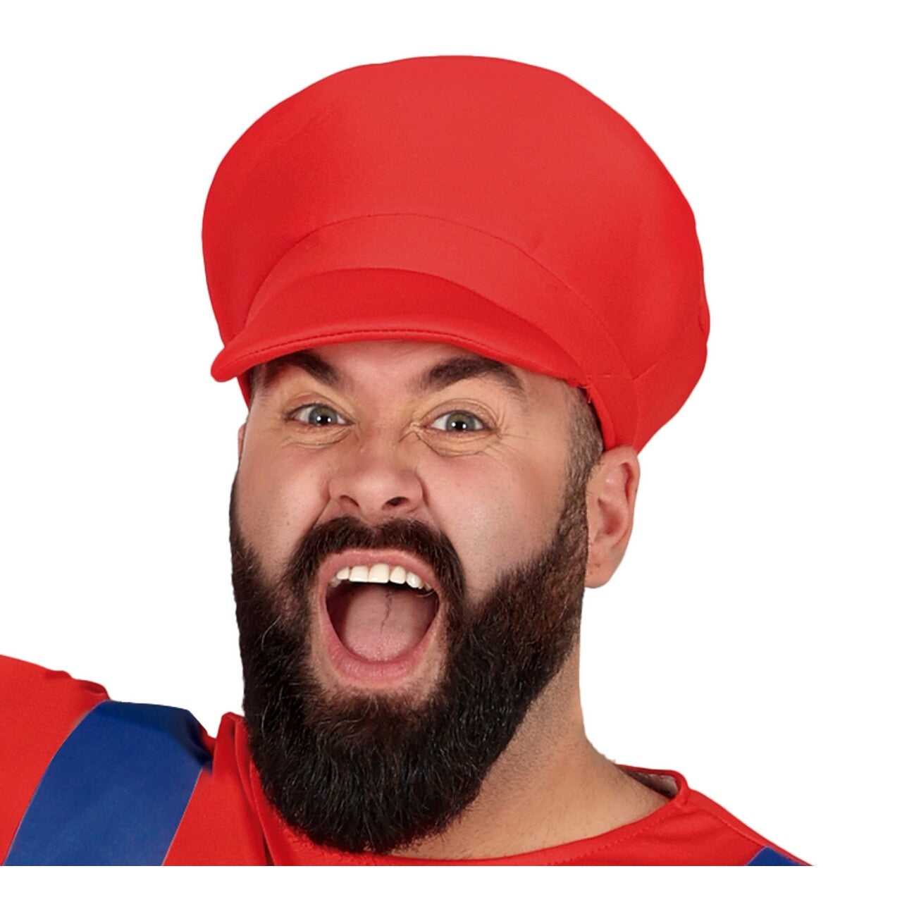 Op deze afbeelding zie je een Kostuums, van het merk Guirca. Oh No Its Mario Man Kostuum