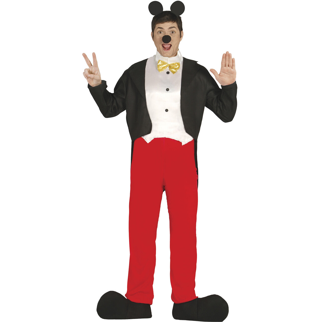 Op deze afbeelding zie je een Kostuums, van het merk Guirca. Mickey De Vrolijke Muis Man Kostuum
