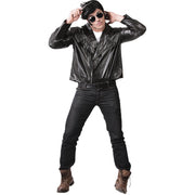Op deze afbeelding zie je een Kostuums, van het merk Guirca. Stoere Lederlook Biker Jas Man