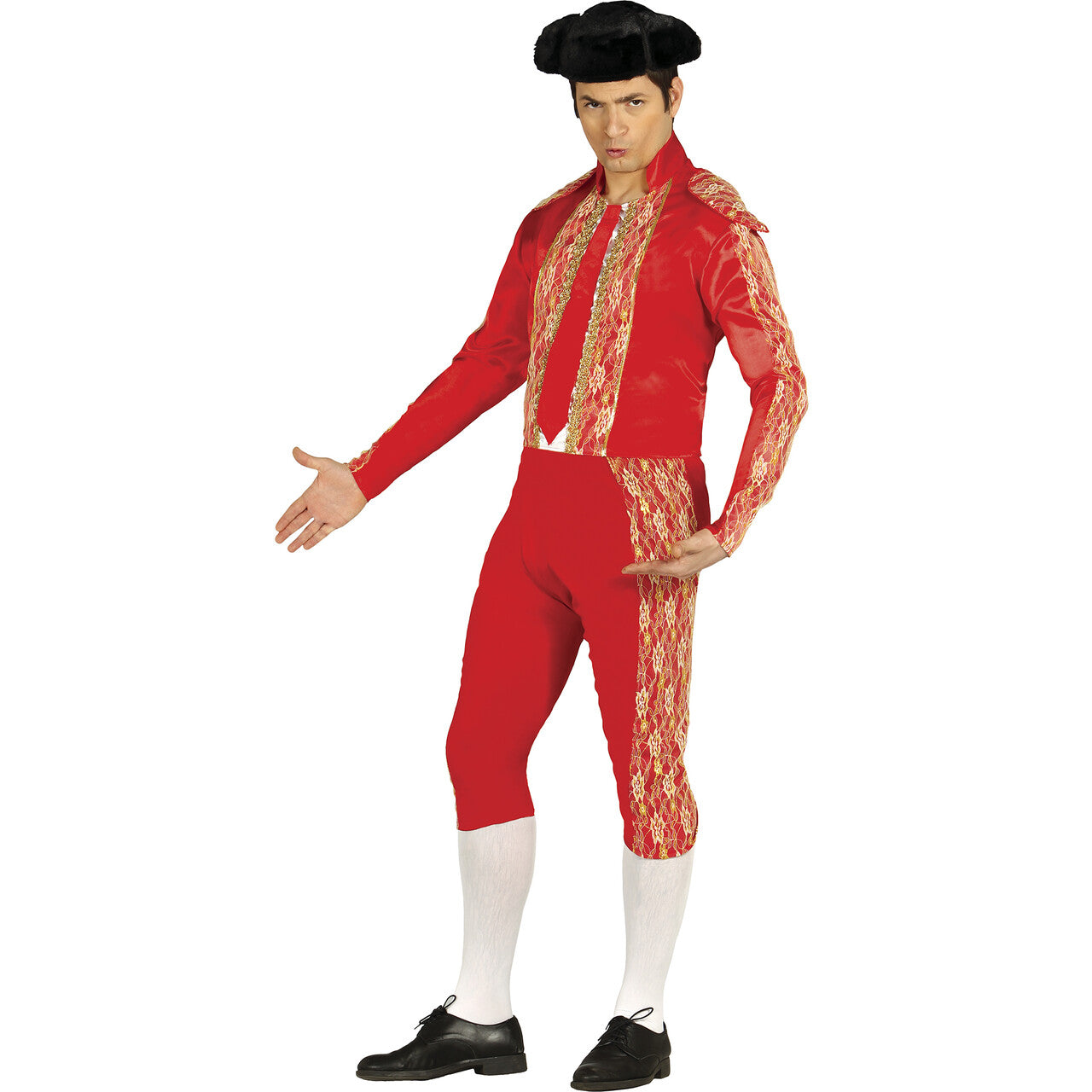 Op deze afbeelding zie je een Kostuums, van het merk Guirca. Spaanse Stierenvechter Matador Padilla Man Kostuum