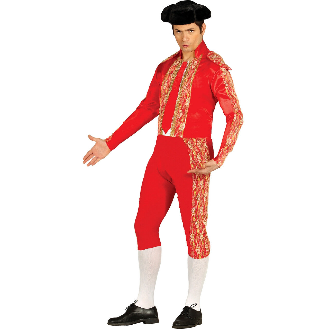 Op deze afbeelding zie je een Kostuums, van het merk Guirca. Spaanse Stierenvechter Matador Padilla Man Kostuum