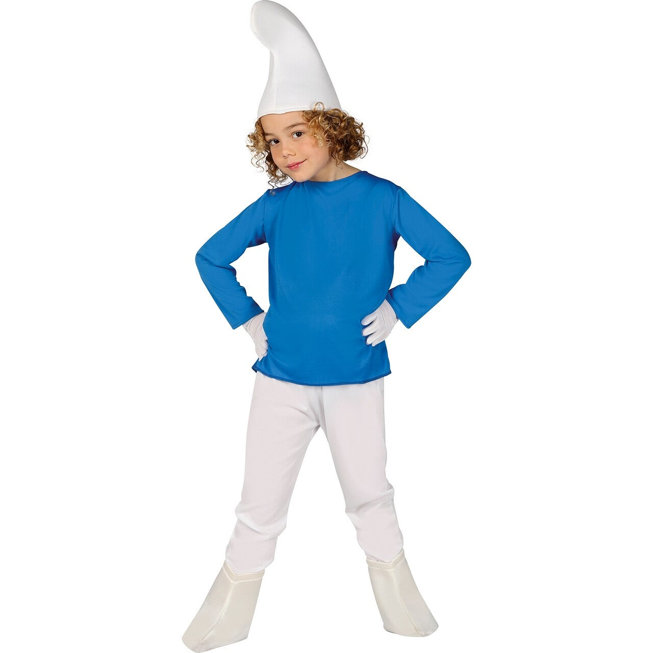 Op deze afbeelding zie je een Kostuums, van het merk Guirca. Kleine Lol Smurf Kind Kostuum