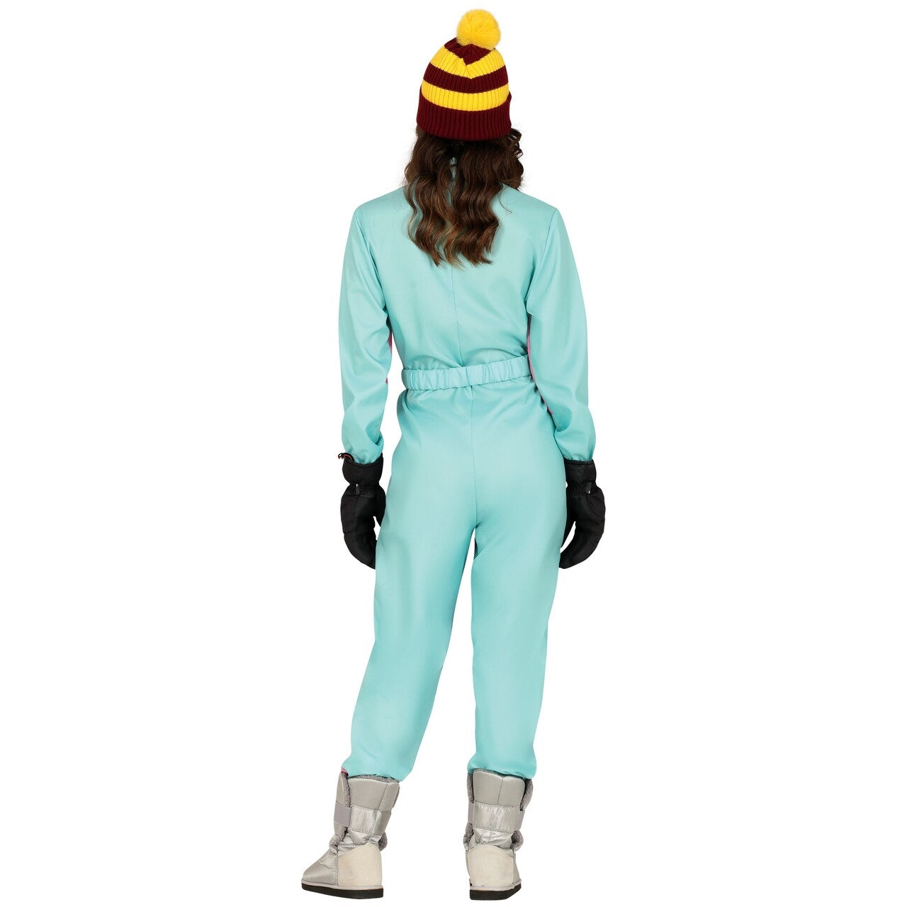 Op deze afbeelding zie je een Kostuums, van het merk Guirca. Skipak Super 80s Paars / Mint Vrouw Kostuum