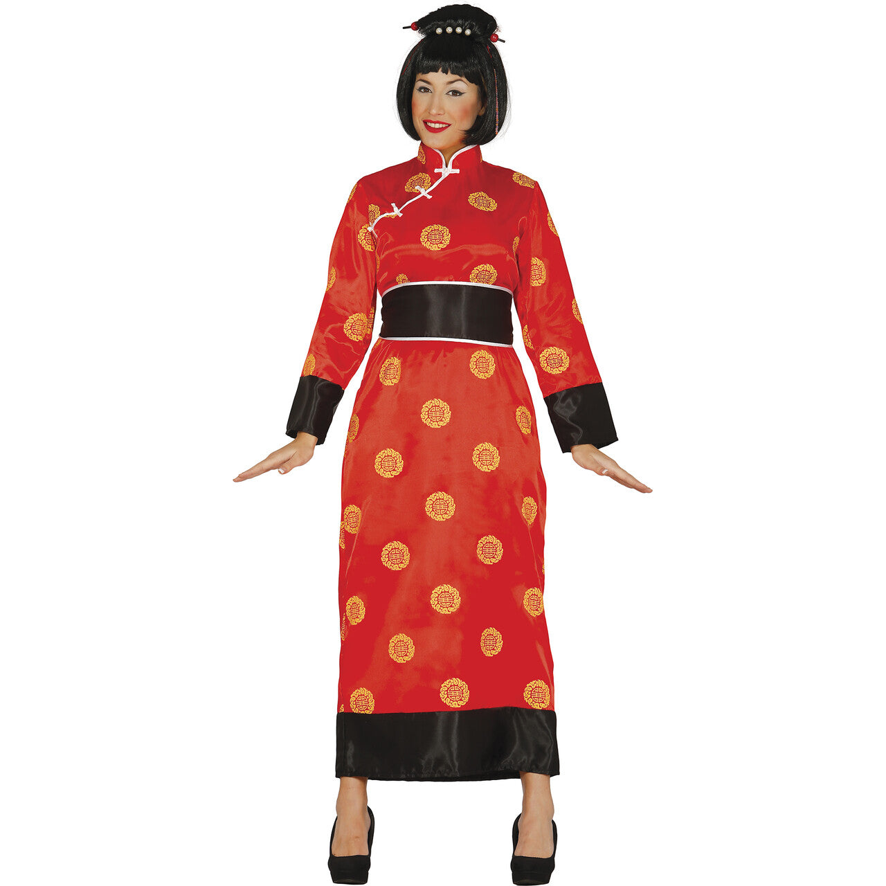 Op deze afbeelding zie je een Kostuums, van het merk Guirca. Mooie Chinese Dame Ushi Vrouw Kostuum