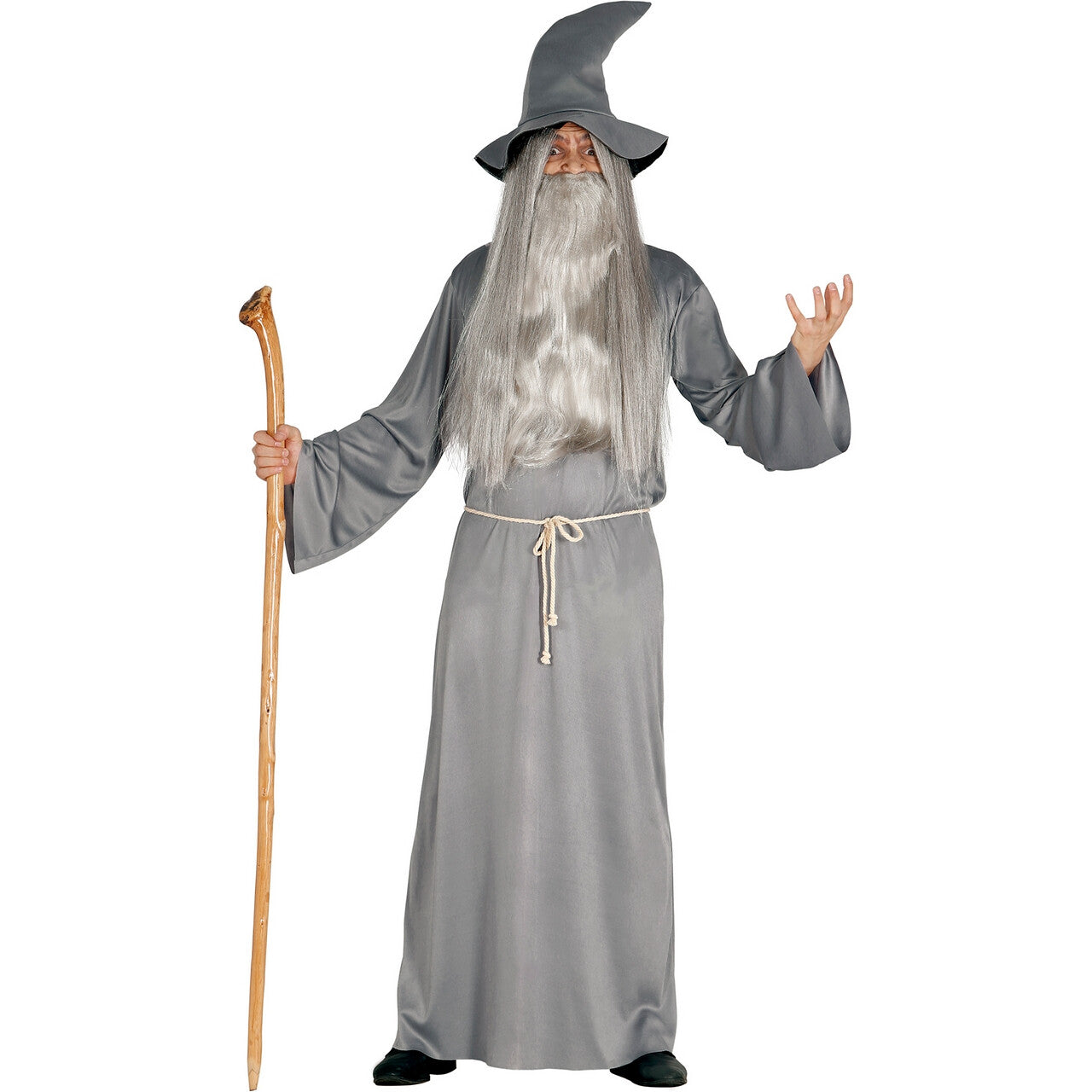 Op deze afbeelding zie je een Kostuums, van het merk Guirca. Goede Magier Van Fantasia Land Man Kostuum