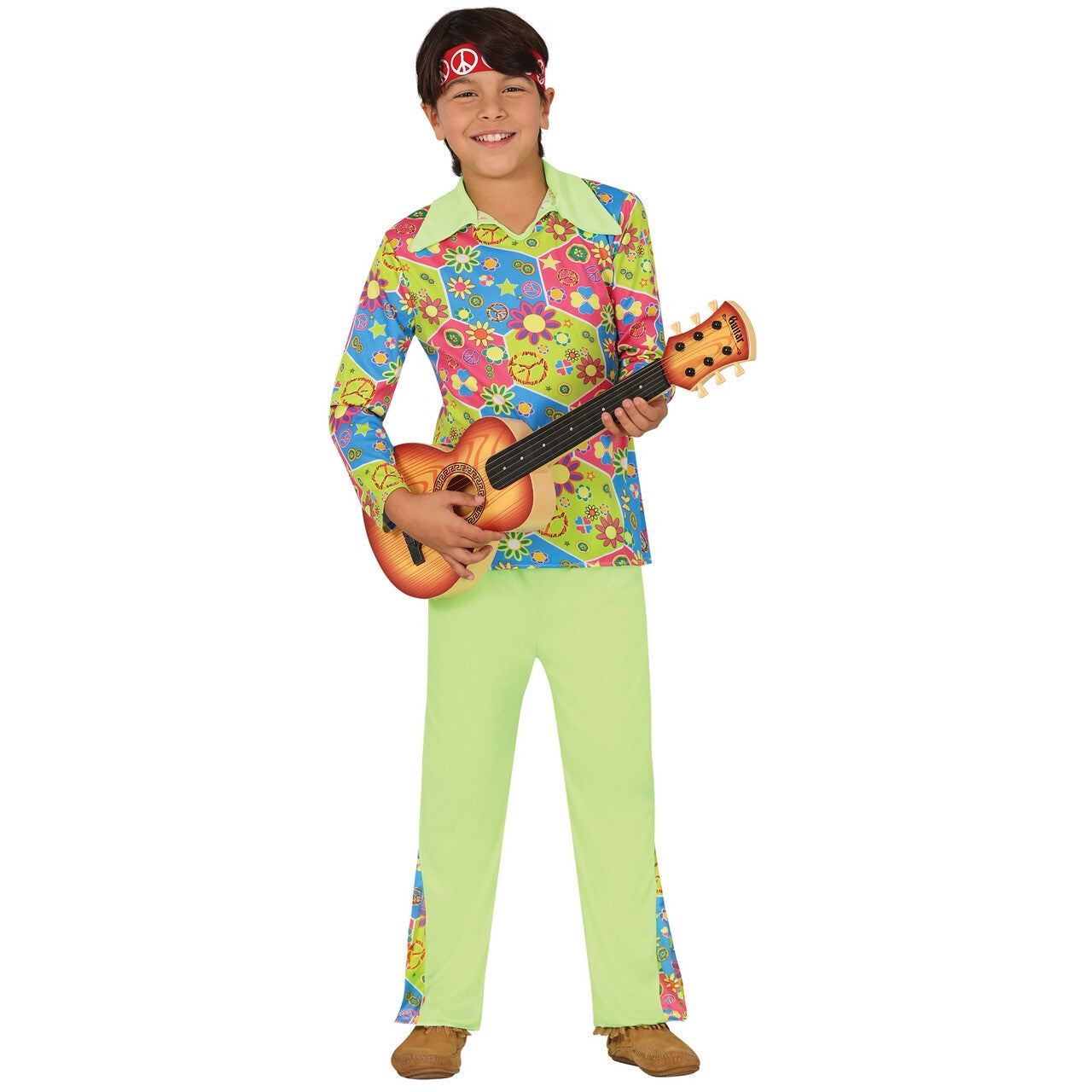 Op deze afbeelding zie je een Kostuums, van het merk Guirca. 60s Harry Hippie Shake Jongen Kostuum