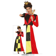 Op deze afbeelding zie je een Kostuums, van het merk Guirca. Evil Queen Of Hearts Vrouw Kostuum