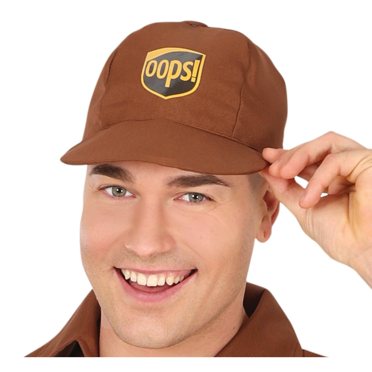Op deze afbeelding zie je een Kostuums, van het merk Guirca. Special Delivery Man Kostuum