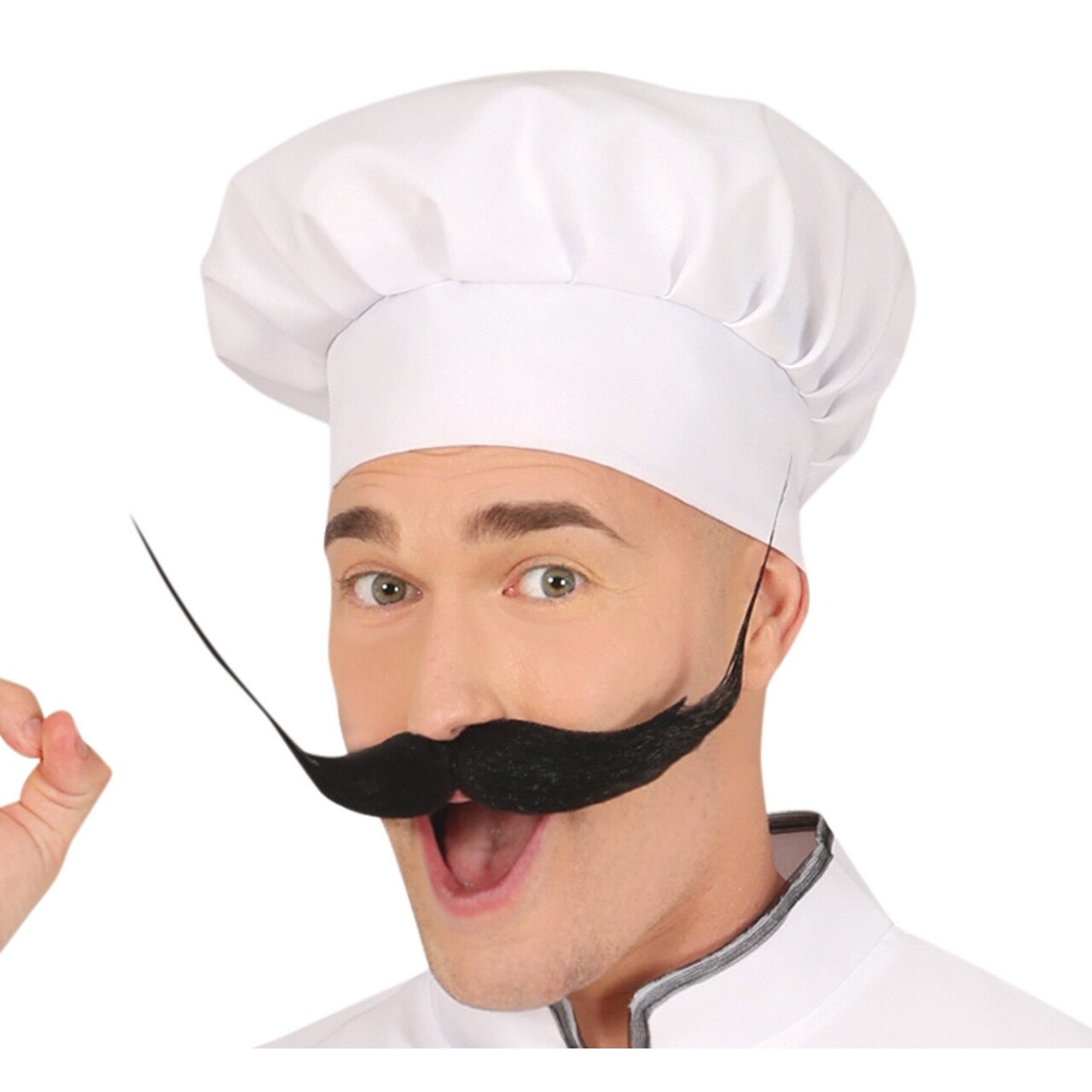 Op deze afbeelding zie je een Kostuums, van het merk Guirca. Chef Cuisine De La France Man Kostuum