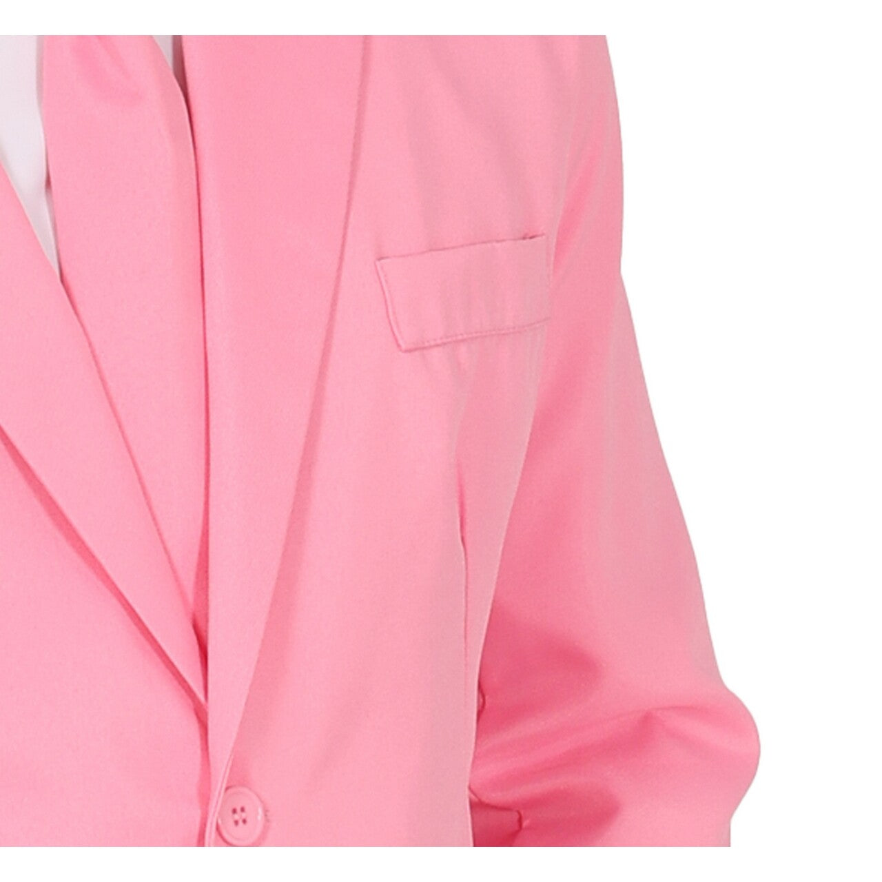 Op deze afbeelding zie je een Kostuums, van het merk Guirca. Pink Pimp Suit Mike Money Man Kostuum