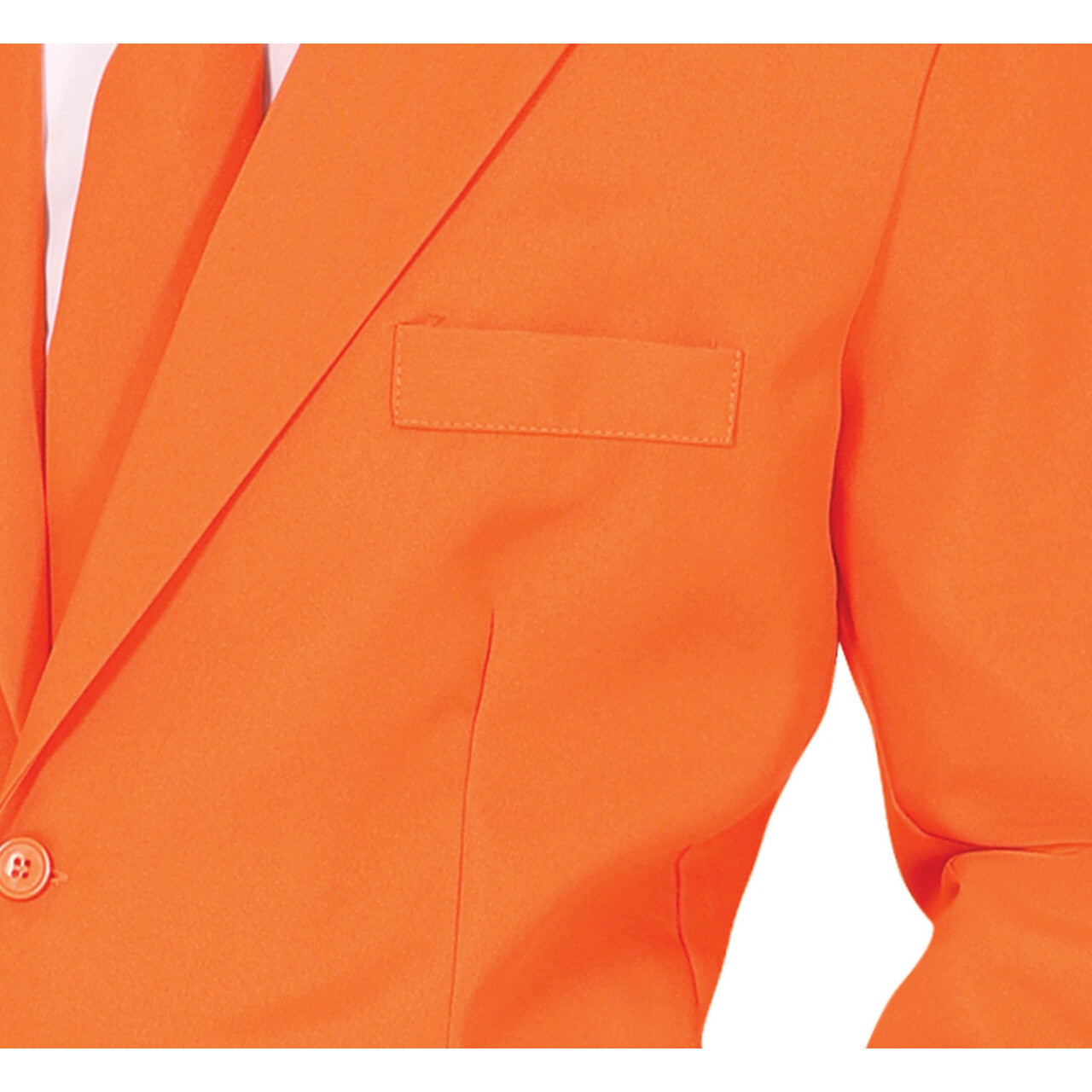 Op deze afbeelding zie je een Kostuums, van het merk Guirca. Orange Suit, Adult Man Kostuum