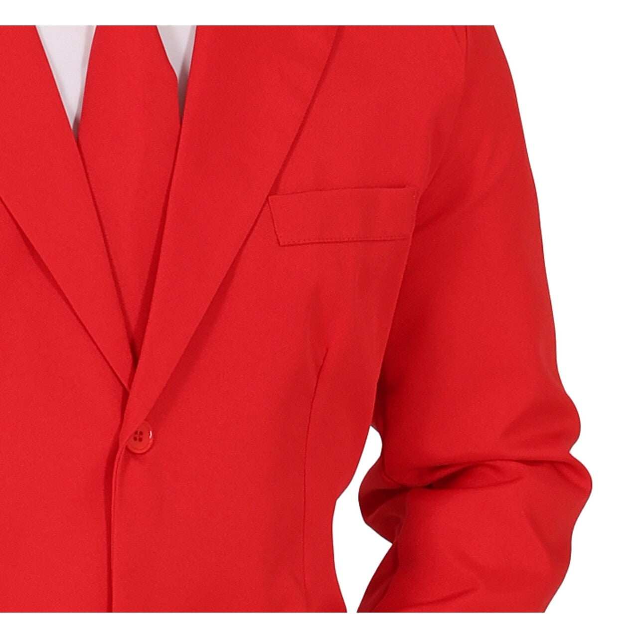Op deze afbeelding zie je een Kostuums, van het merk Guirca. Mr Cupido Red Suit Man Kostuum