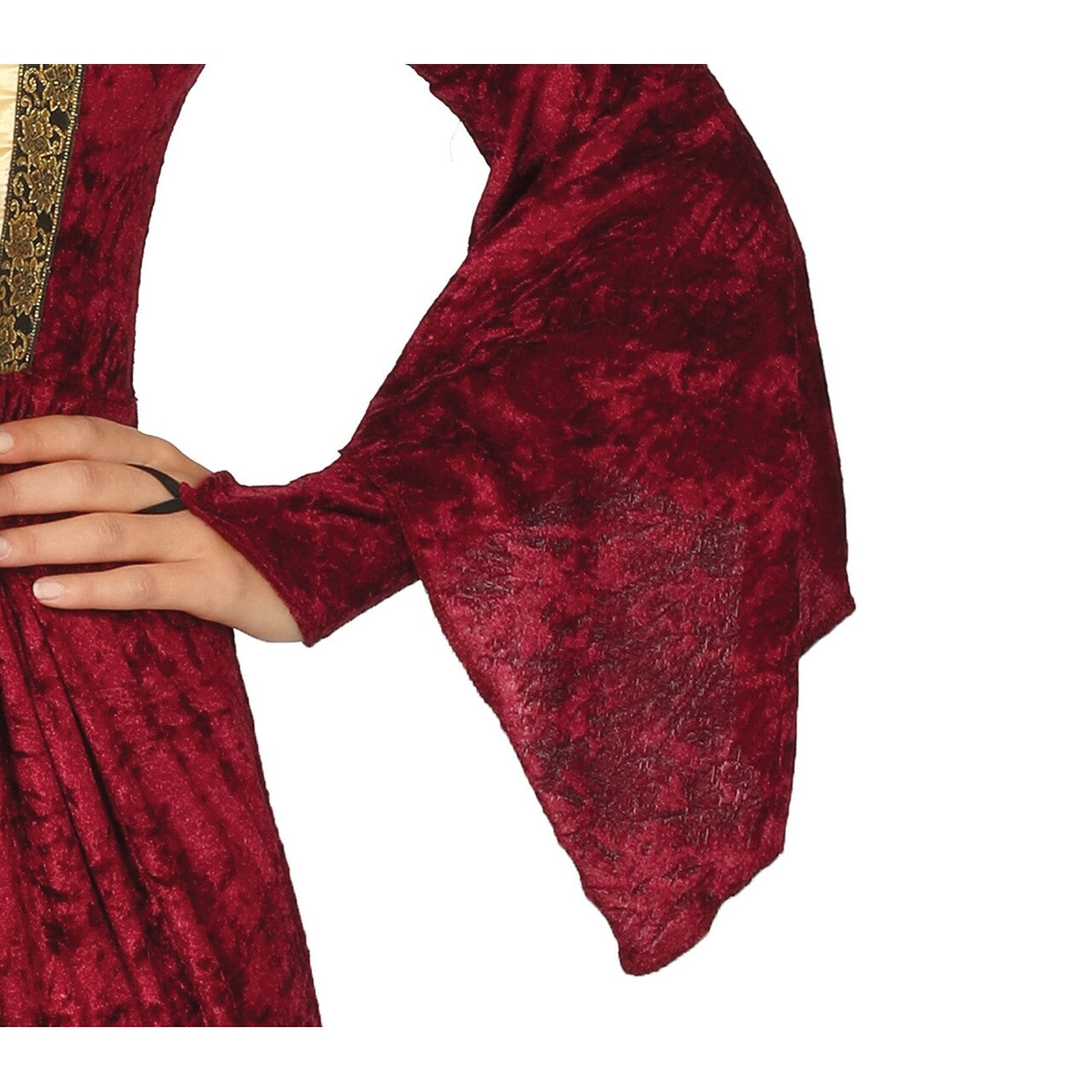 Op deze afbeelding zie je een Kostuums, van het merk Guirca. Middeleeuwse Jonkdame Prinses Velvet Vrouw Kostuum