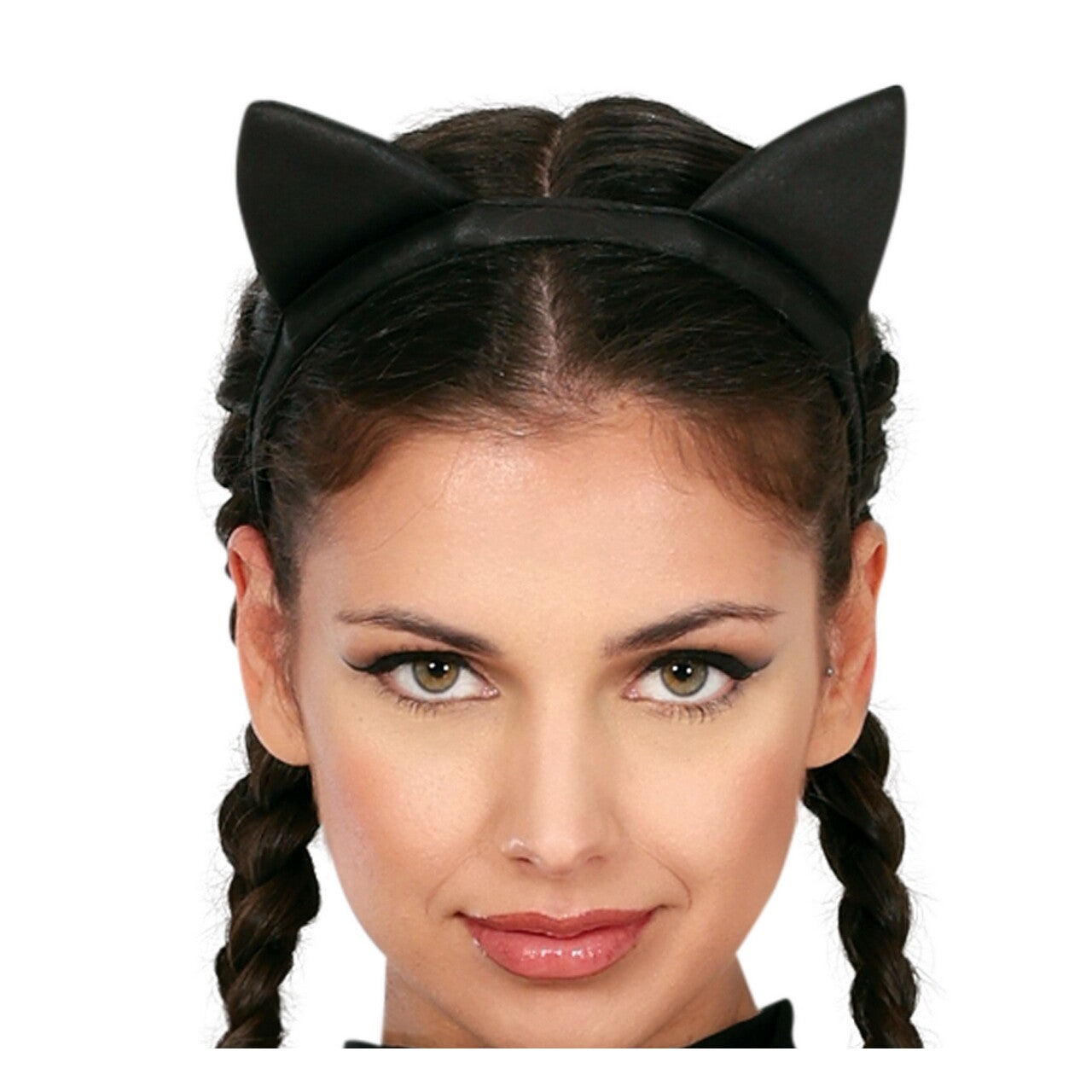 Op deze afbeelding zie je een Kostuums, van het merk Guirca. Zwarte Wilde Katvrouw Kostuum