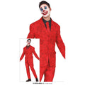 Casino Rode Mr Joker Smile Man Kostuum