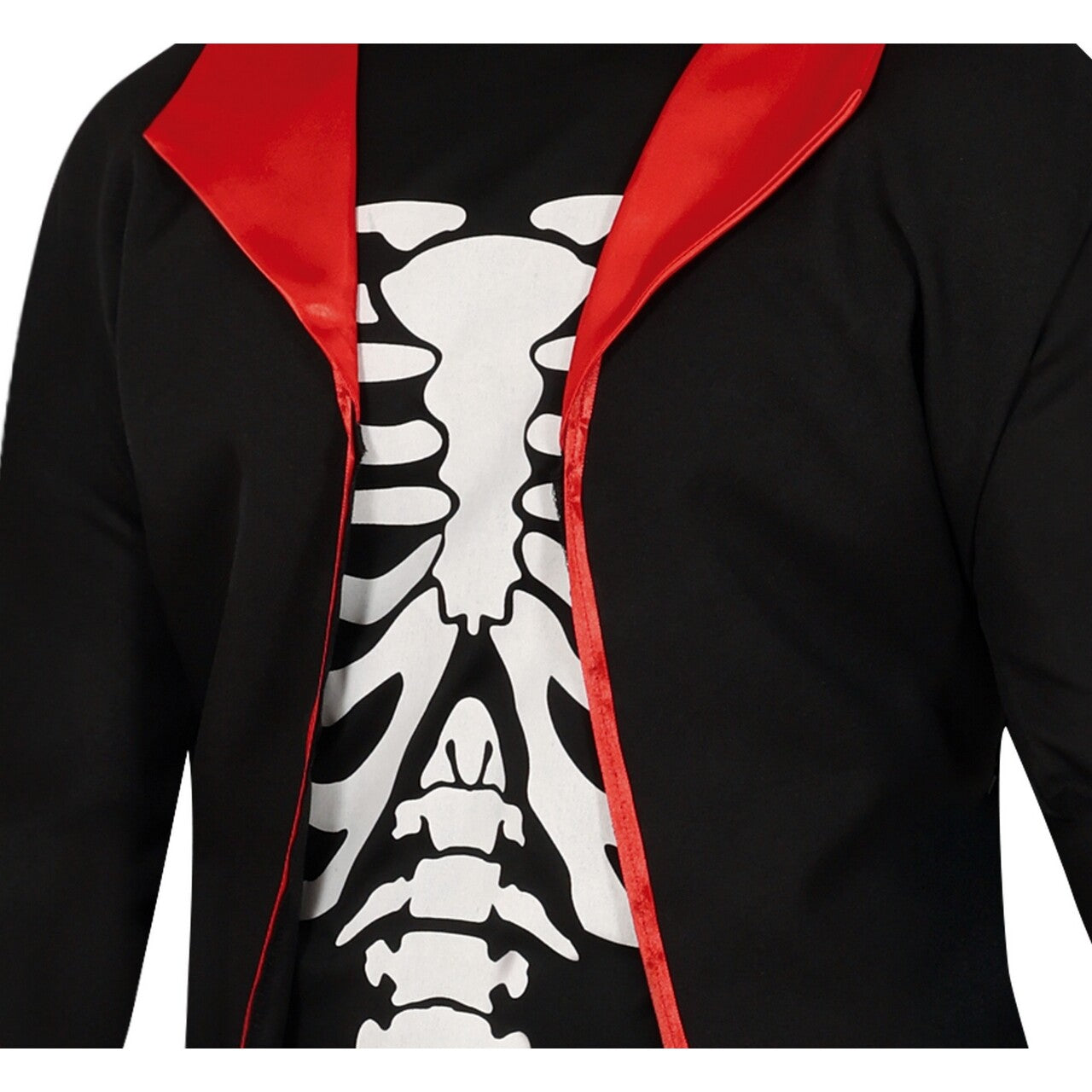 Op deze afbeelding zie je een Kostuums, van het merk Guirca. Elegante Mr Skinny Bones Man Kostuum