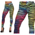 Gekleurde Tijger Legging Vrouw