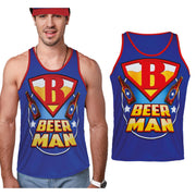 Op deze afbeelding zie je een Kostuums, van het merk Guirca. Super Bierman Top Kostuum