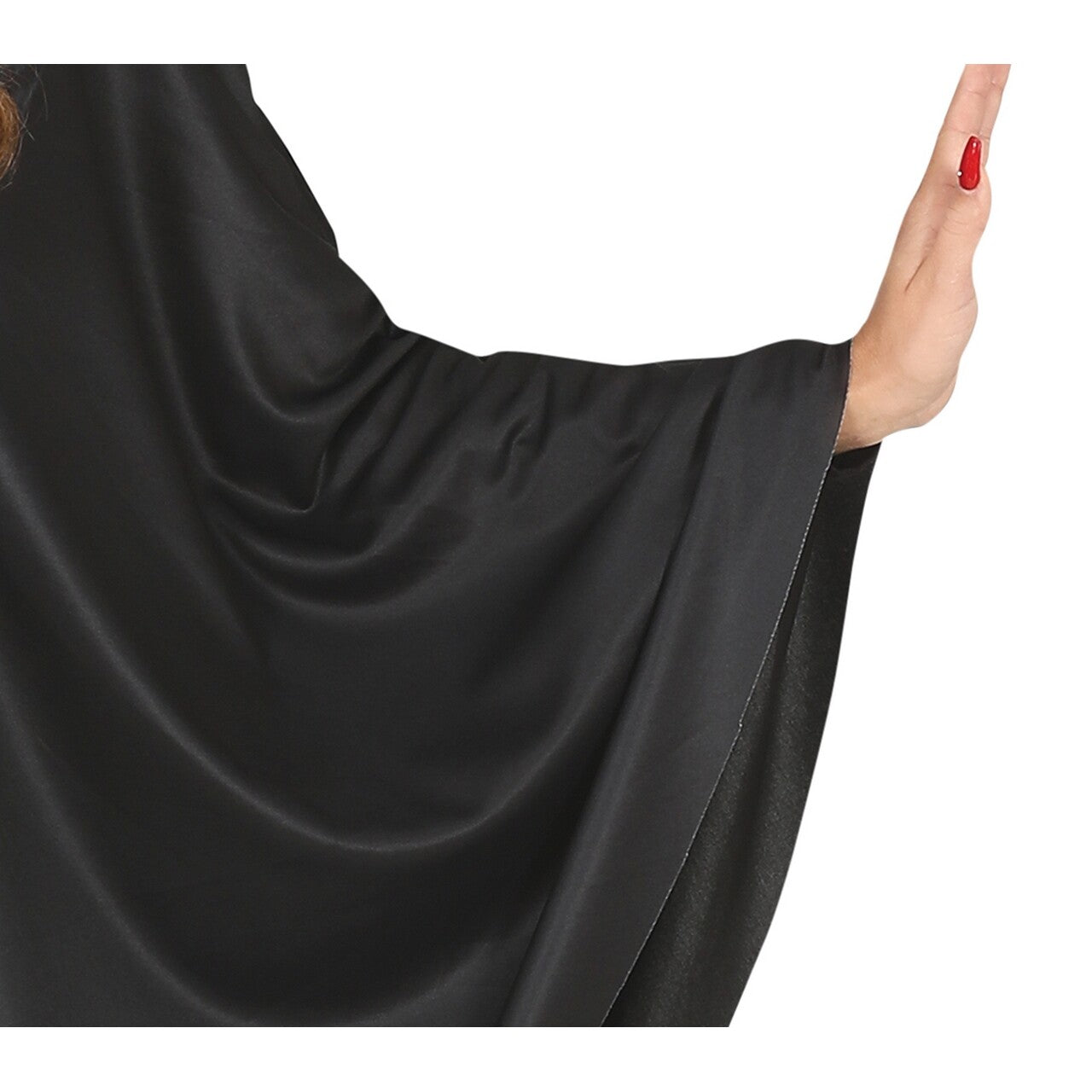 Op deze afbeelding zie je een Kostuums, van het merk Guirca. Occulte Zwarte Ongelukskat Poncho Kostuum