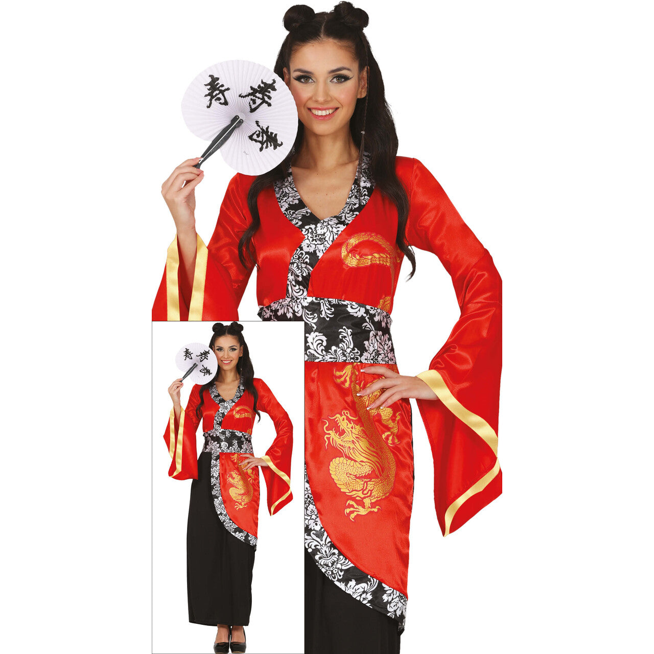 Op deze afbeelding zie je een Kostuums, van het merk Guirca. Chinese Mei Long Mia Vrouw Kostuum